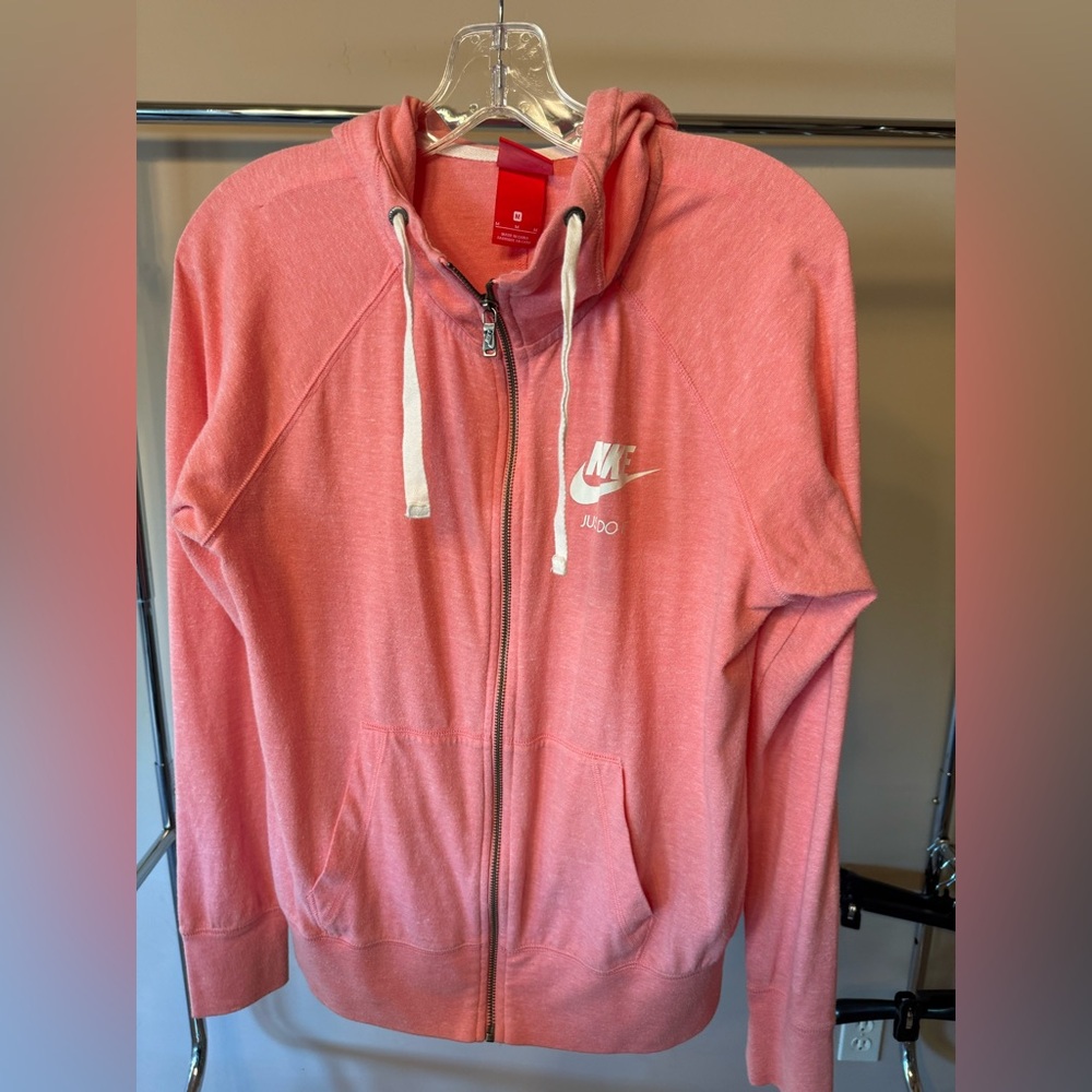 Nike Coral Zip-Up Sweatshirt